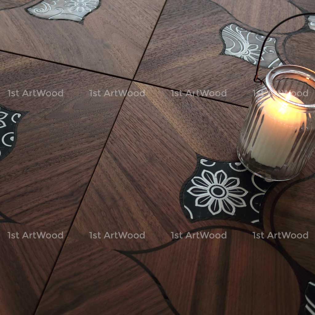 Sàn gỗ hoa văn DROP LEAF AT-V634